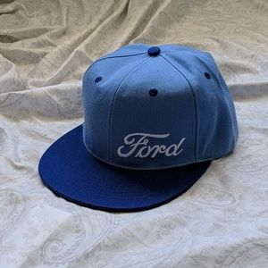 BabyBlue and Blue Ford Snapback Cap